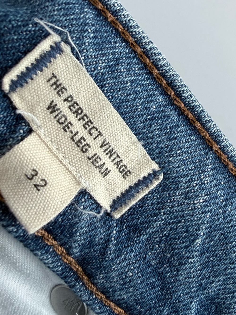Madewell The Perfect Vintage Wide-Leg Jean Leifland Wash 32 Stretch NH653 - Picture 12 of 16